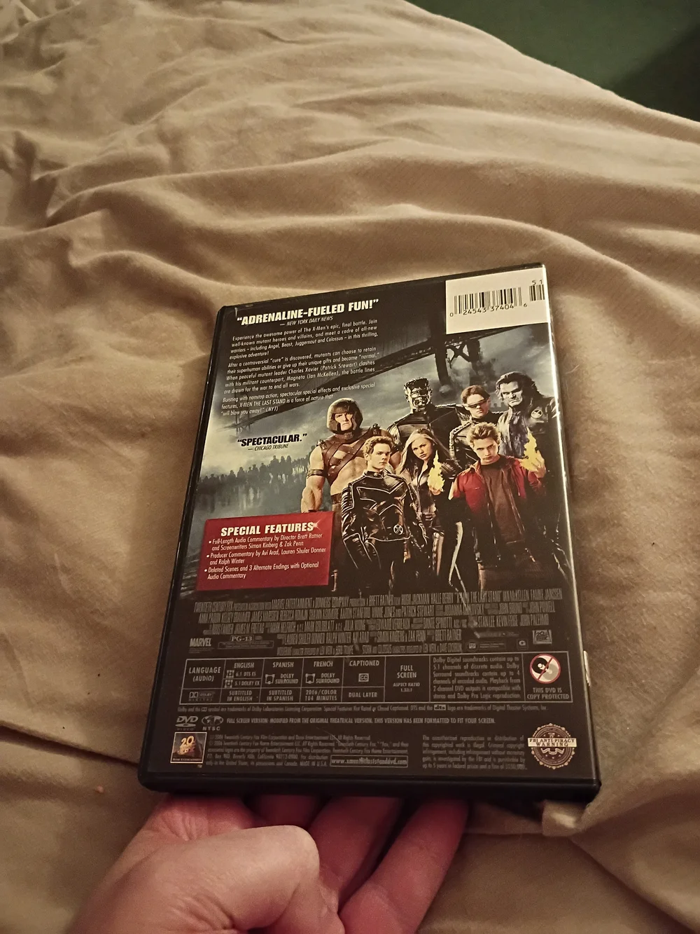 The Last Stand (DVD) - Black Case